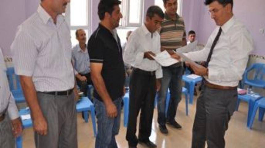 &Uuml;&ccedil;yol K&ouml;y&uuml; Sulama Ve Bah&ccedil;ecilik Eğitimi Sona Erdi