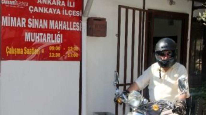 &Ccedil;ankaya'da Evlere Servis Yapan Muhtar