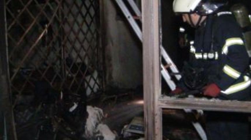 &Ccedil;orum'da Yangın Paniğe Neden Oldu