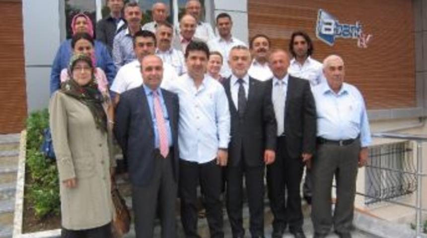 Ak Parti Teşkilatı Abant Tv&rsquo;yi Ziyaret Etti