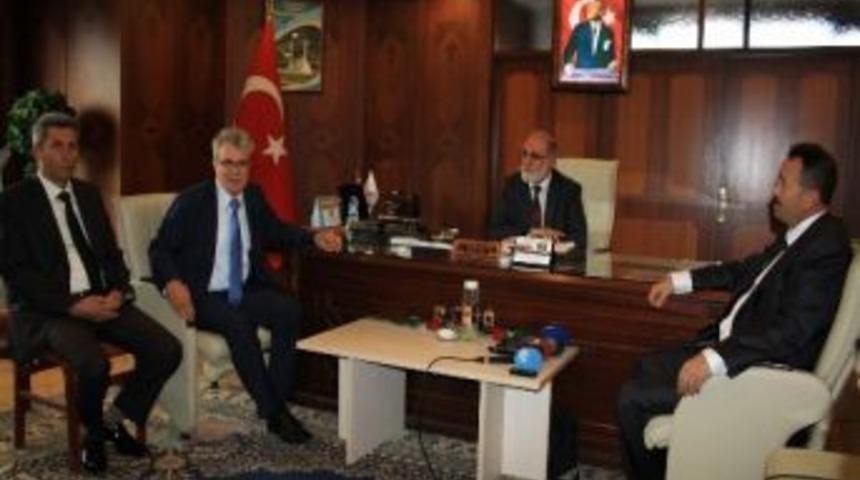 Kktc Din İşleri Başkanı Maraşlıgil&rsquo;i Ziyaret Etti