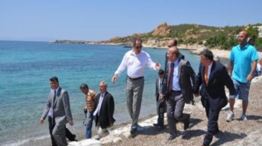Bakan G&uuml;nay, Atıl Durumdaki Fransız Tatil K&ouml;y&uuml;&rsquo;nde İncelemelerde Bulundu