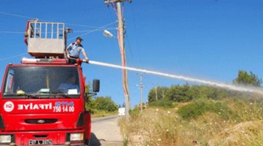 Sarılar&rsquo;da yangın tehlikesi