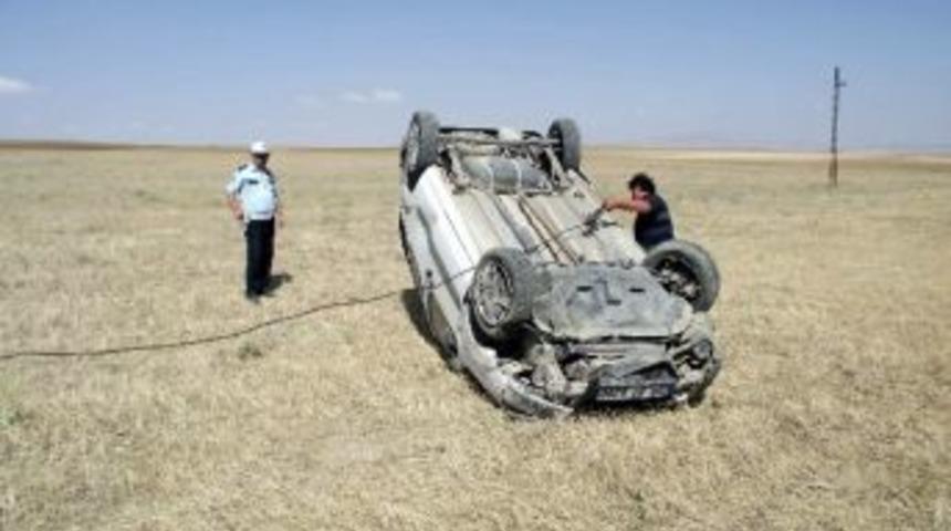 Kulu&rsquo;da Trafik Kazası: 3 Yaralı