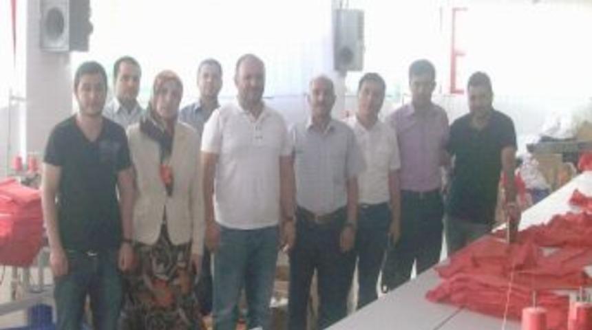 Sivil-der Tekstil At&ouml;lyesini Ziyaret Etti