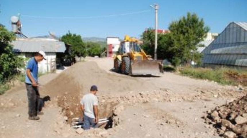 Yeni yolların altyapısı tamamlanıyor