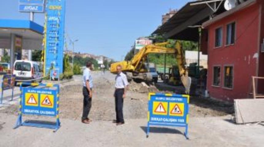 Alaplı Belediyesinden Yol Bakım Ve Onarım &Ccedil;alışması