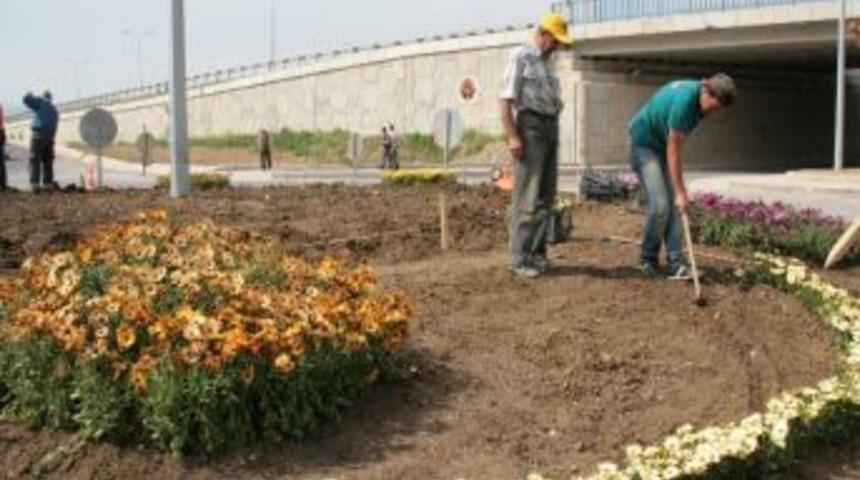 Saraycık Kavşağı Renklendi