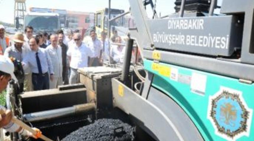 Baydemir Oto Galericiler Sitesi Asfalt &Ccedil;alışmasını İnceledi