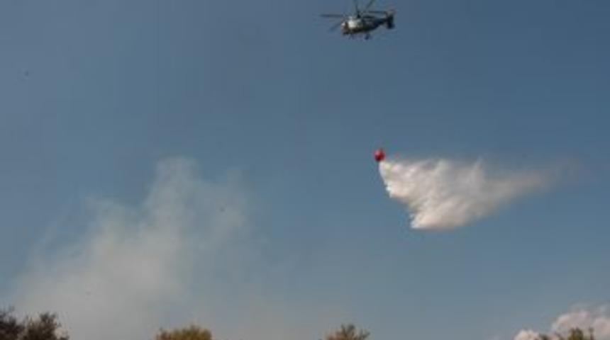 Karatepe A&ccedil;ık Hava M&uuml;zesi Yakınındaki Yangın Paniğe Neden Oldu