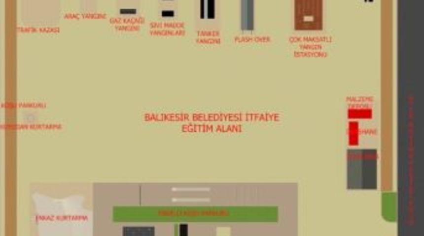 Balıkesir İtfaiyesi Yeni Eğitim Alanına Kavuşuyor