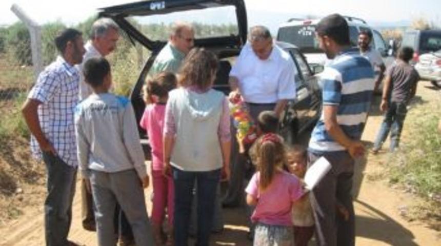 Kaymakam Otcu, Mevsimlik Tarım Iş&ccedil;ilerini Ziyaret Etti