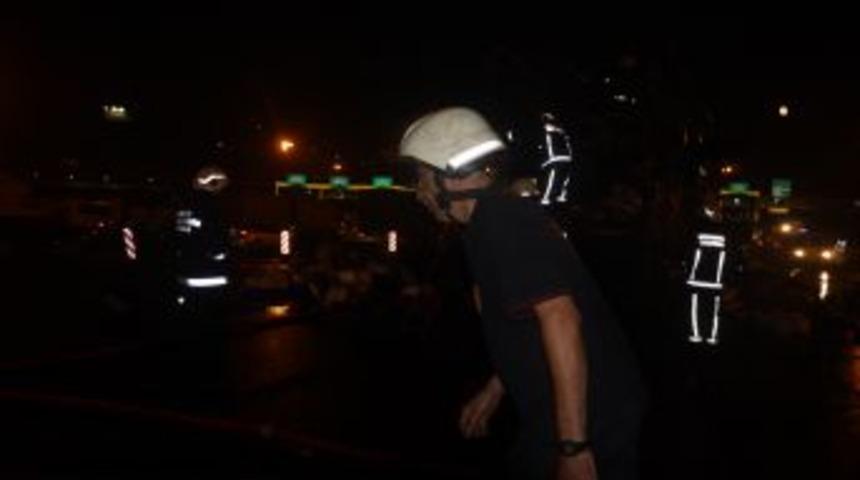 Yorgan Y&uuml;kl&uuml; Kamyon Alev Alev Yandı