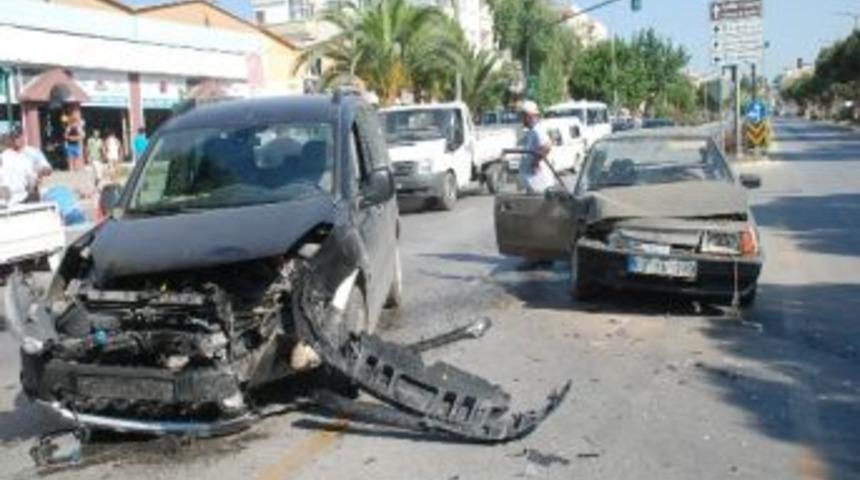 Didim&rsquo;de Trafik Kazası; 1 Yaralı