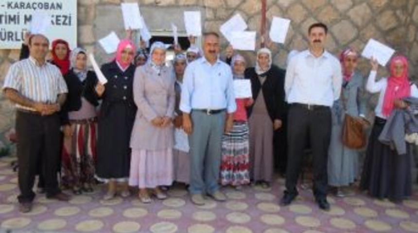 Kara&ccedil;oban&rsquo;da Ahşap Hediyelik Kursu