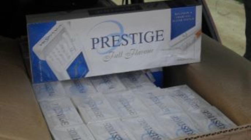 Taşk&ouml;pr&uuml; Emniyetinden Sigara Ka&ccedil;akcılarına Su&ccedil;&uuml;st&uuml;