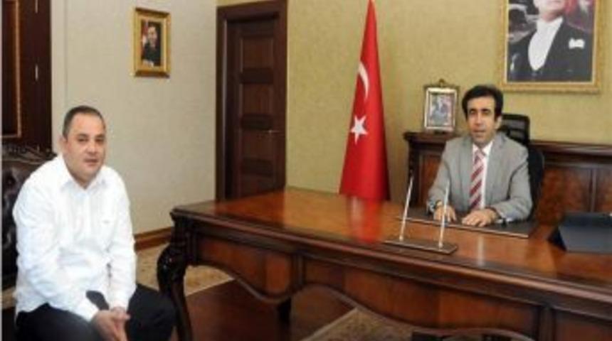 Yılın En İyi Spor Muhabiri Toslak, G&uuml;zeloğlu&rsquo;nu Ziyaret Etti