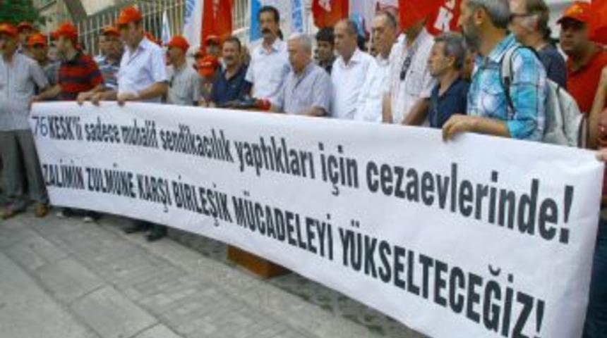 Sendikalar, KESK'e Y&ouml;nelik Operasyonu Protesto Etti