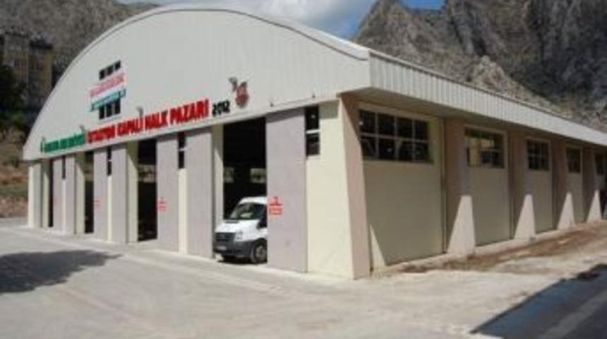 İstasyon Kapalı Halk Pazarı Hizmete Giriyor