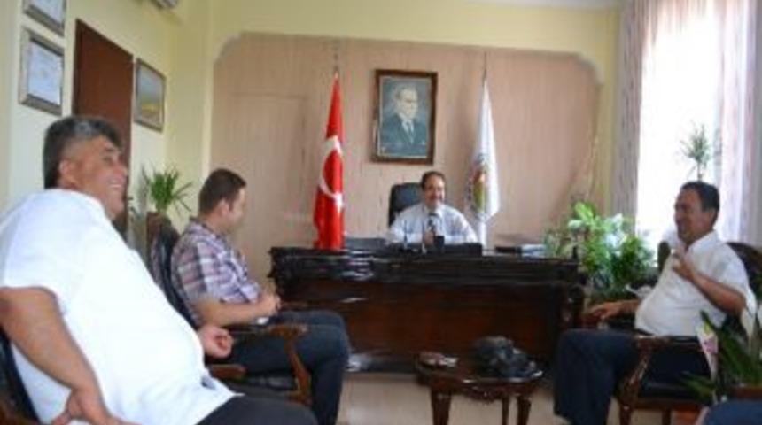 &Ouml;nc&uuml;&rsquo;den Tarım İl M&uuml;d&uuml;r&uuml; Akkuş&rsquo;a Hayırlı Olsun Ziyareti