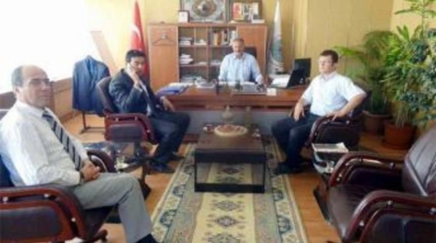 Hastane Y&ouml;netimi Kangal Belediyesi'ni Ziyaret Etti