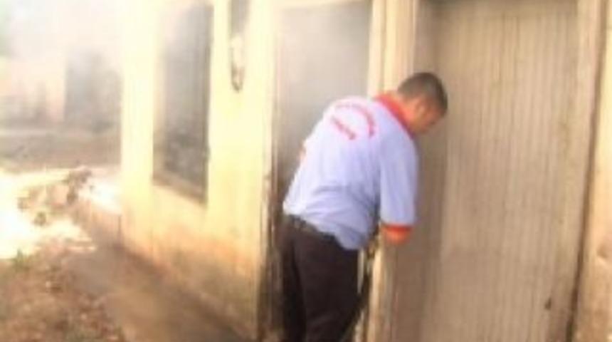 Odunluk Yangını Paniğe Neden Oldu