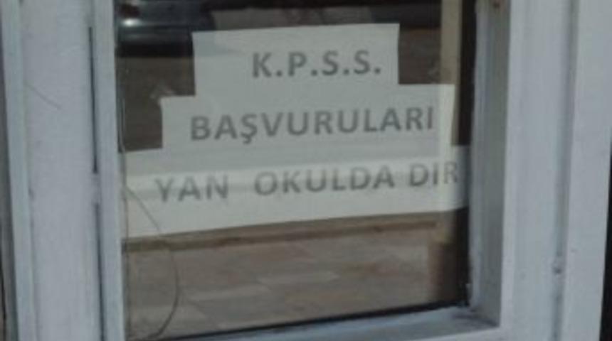 G&ouml;revliler Izinli Olduğu I&ccedil;in Okulda KPSS Kaydı Yapılmıyor