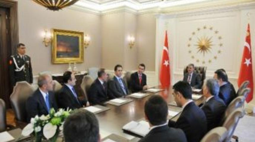 Kayserider Y&ouml;netimi &Ccedil;ankaya K&ouml;şk&uuml;&rsquo;nde Cumhurbaşkanı G&uuml;l&rsquo;&uuml; Ziyaret Etti