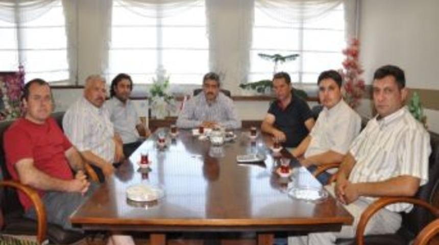 Nazillili Marangozlardan Başkan Alıcık&rsquo;a Ziyaret