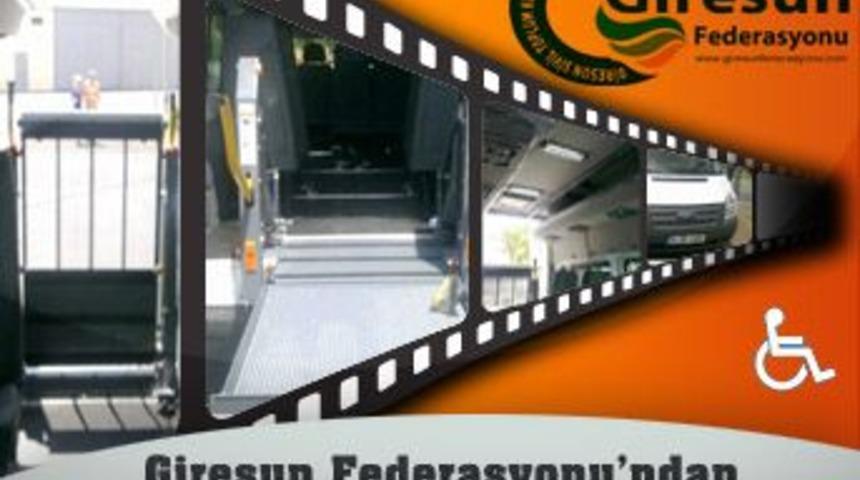 Giresun Federasyonu&rsquo;ndan engellilere minib&uuml;s