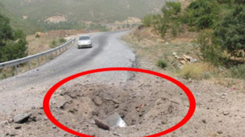 Polis aracı ge&ccedil;erken patlama