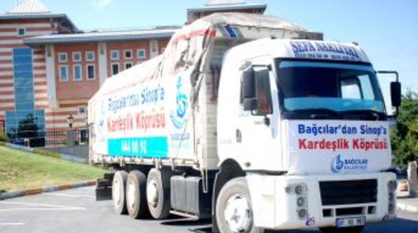 Sinop Ve Samsun’daki Afetzedelere Yardım