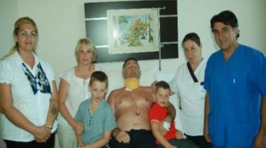 İsko&ccedil; Turist Su Parkında Omurgasını Kırıp Fel&ccedil; Oldu