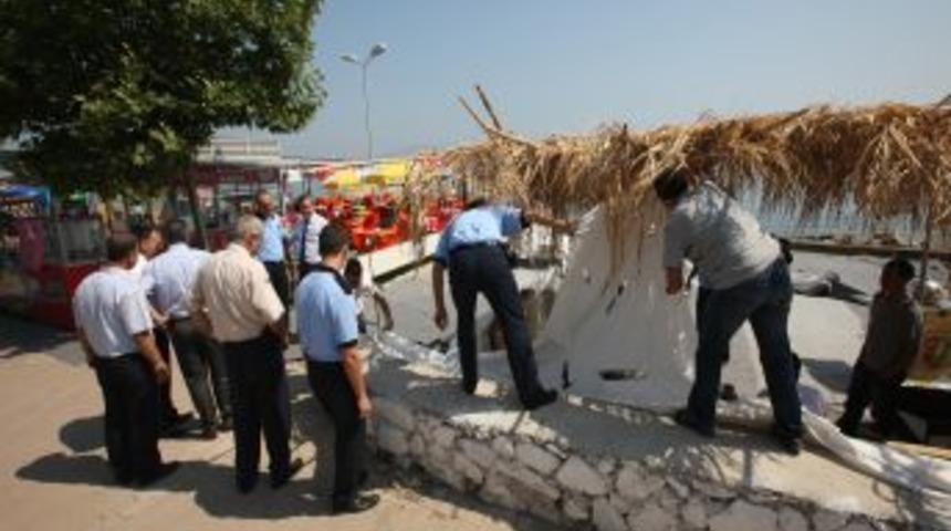 Sahillerde Işgale Taviz Yok