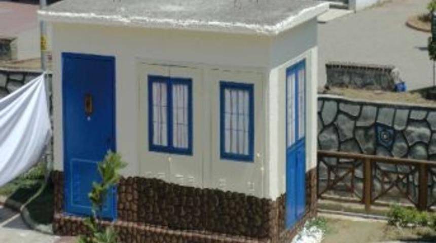 Ak&ccedil;akoca&rsquo;da Elektrik Trafolarına Makyaj