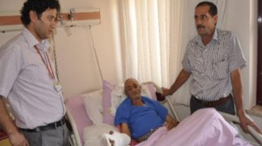 Kolunu Patosa Kaptıran 77&rsquo;lik Dede Sağlığına Kavuştu