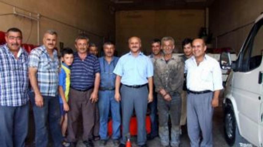 Kaymakam Peynircioğlu, Sanayi Esnafını Ziyaret Etti