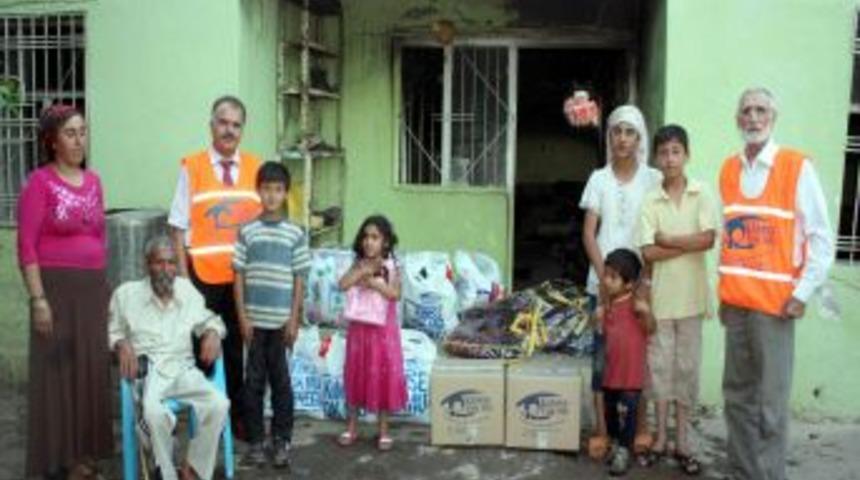 Kimse Yok Mu, Bismil'de Evi Yanan Aileye Sahip &Ccedil;ıktı