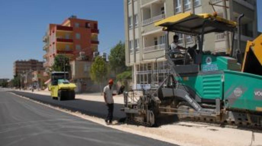 Hastane Caddesi Asfaltlanıyor