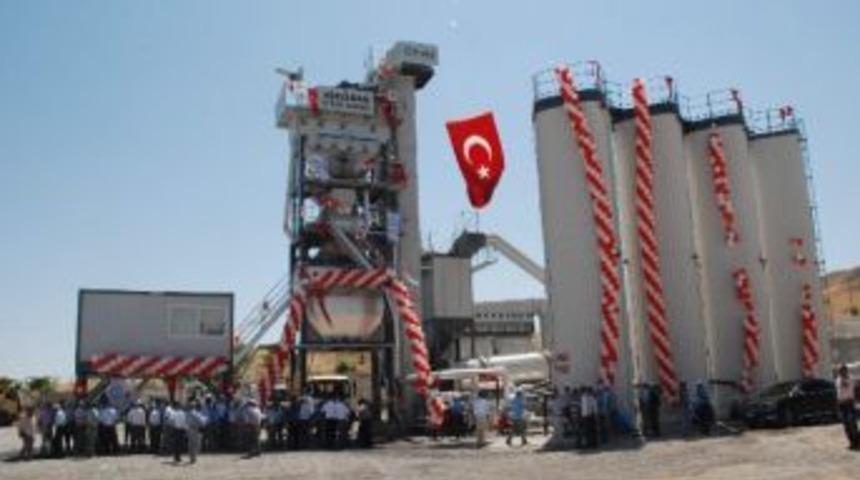 İl &Ouml;zel İdaresi Asfalt Plenti Şantiyesi Faaliyete Ge&ccedil;ti