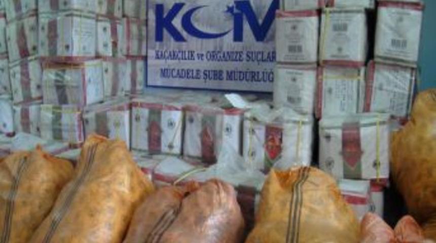 Şanlıurfa Polisi, 18 Bin Paket Sigara, 3 Ton Ka&ccedil;ak &Ccedil;ay Ele Ge&ccedil;irdi