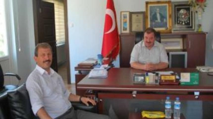 Gen&ccedil;lik Hizmetleri Ve Spor İl M&uuml;d&uuml;r&uuml; &Ouml;l&ccedil;en&rsquo;den Başkan Torun&rsquo;a Ziyaret