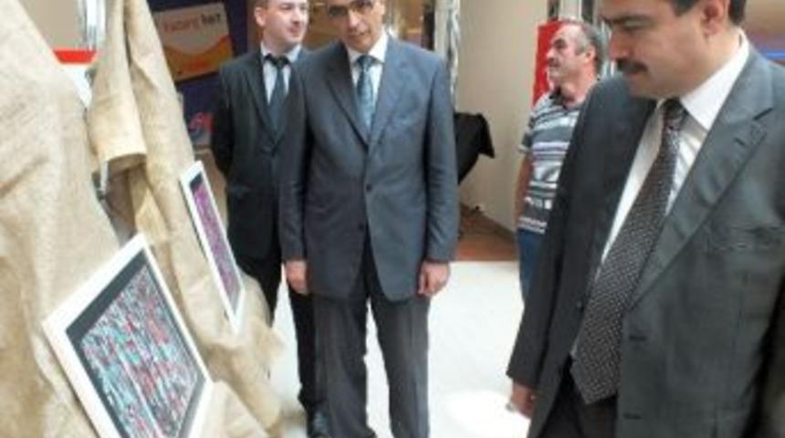 D&uuml;zce Hilmi &Ccedil;ilingir Huzur Evi'nden Ebru Sergisi