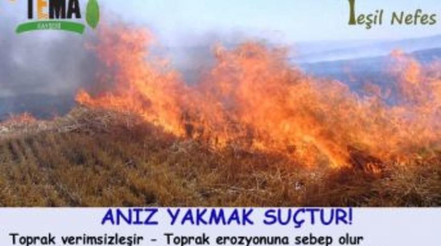 &ldquo;anız Yakımı Toprağın Verimliliğini D&uuml;ş&uuml;r&uuml;yor&rdquo;