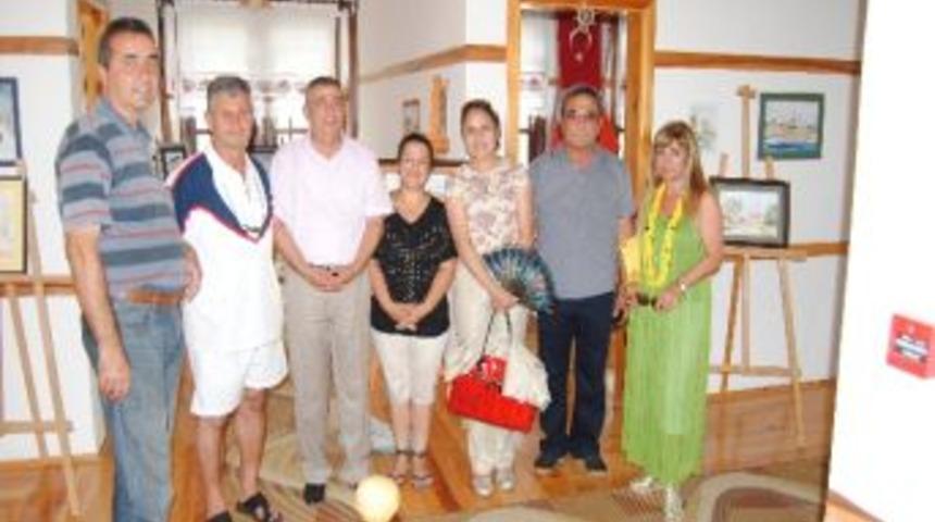 Ak&ccedil;akoca&rsquo;da Cemal G&uuml;ney Suluboya Sergisi