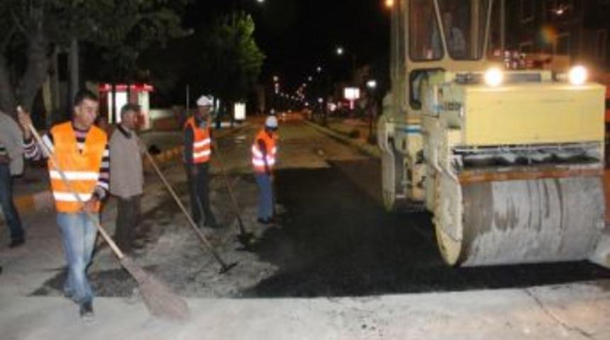 Asfaltta Gece Mesaisi