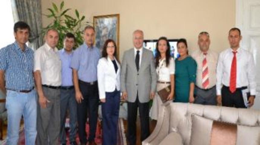 Ferdi Amat&ouml;r Spor Kul&uuml;pleri&rsquo;nden Vali Daş&ouml;z&rsquo;e Ziyaret