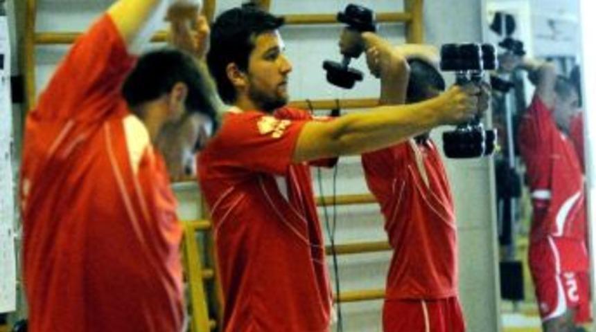 Samsunspor Salonda &Ccedil;alıştı