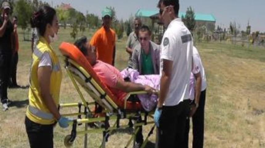 İmdadına Helikopter Ambulans Yetişti