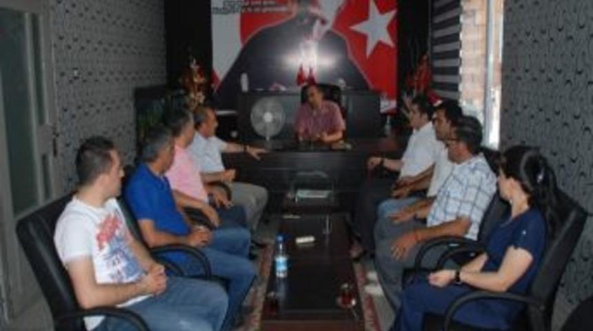 Kasım Tekin'den Gazeteciler Cemiyetine Veda Ziyareti